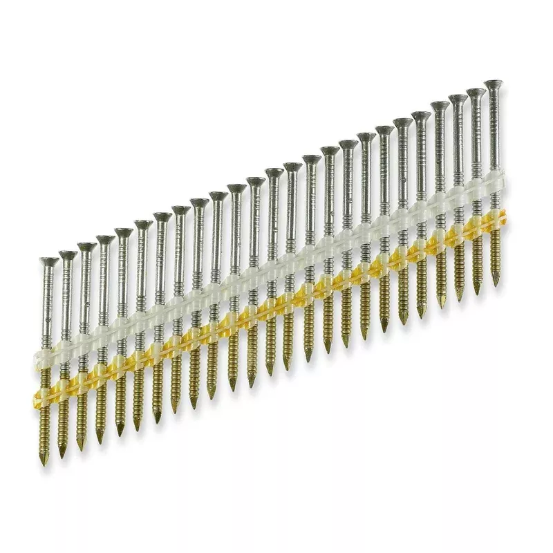 0.120 x 2-3/8″ 20-22 Degree Casing Head Ring-Shank Nail – Sienna – 1000 pkg