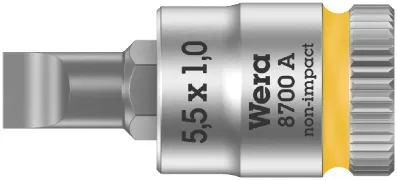 003320 - Zyklop Bit Socket Chrome Vanadium Steel Slotted 28mm Length