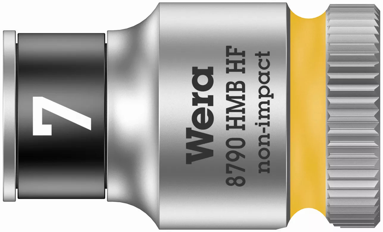 003741 - Zyklop Socket Chrome Vanadium Steel Hex 7mm 29mm Length