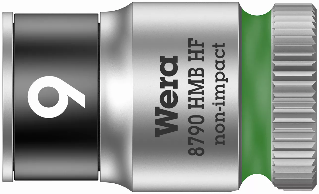 003743 - Zyklop Socket Chrome Vanadium Steel Hex 9mm 29mm Length