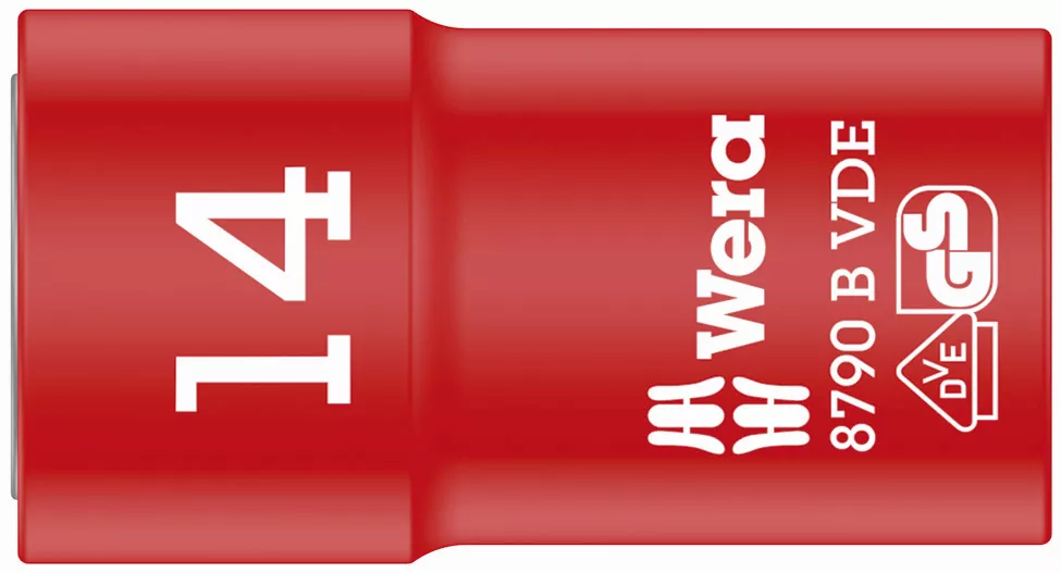 004958 - Zyklop Socket VDE Approved Hex 14mm 46mm Length