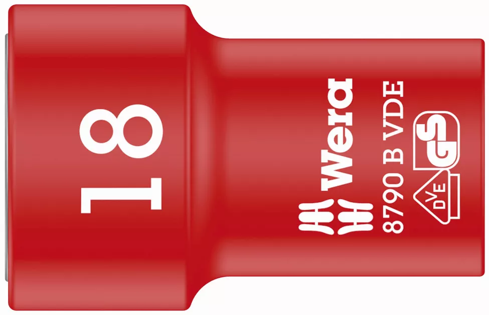 004962 - Zyklop Socket VDE Approved Hex 18mm 46mm Length