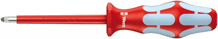 022740 - Insulated Screwdriver VDE Approved Pozidriv PZ 1 Drive 3-1/8in Shank 178mm Length