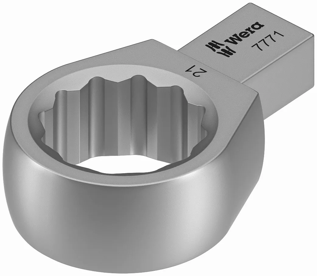078633 - Ring Spannerinsert Chrome Vanadium Steel Square 9 x 12mm Drive 51mm Length