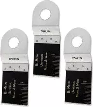 1-1/3″ Universal Bi-Metal Oscillating Tool Blade, 3pk (SoniCrafter), Oshlun MMR-0103