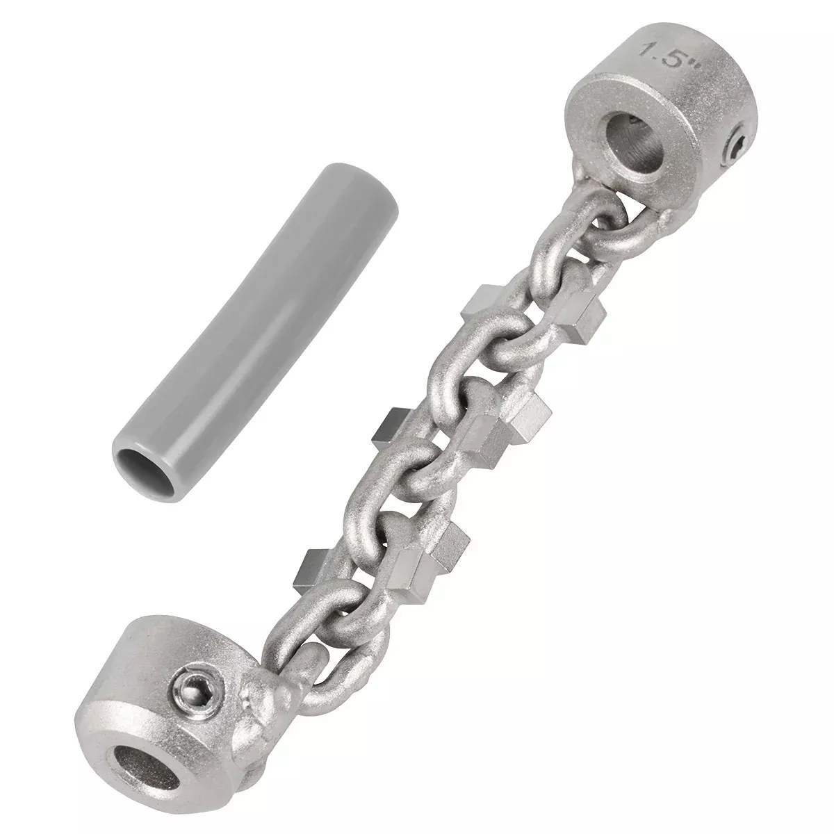 1-1/4" - 1-1/2" Carbide Chain Knocker for 1/4" Chain Snake Cable
