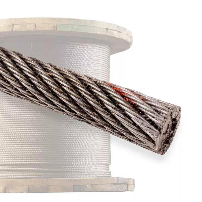 1/2″ 19×7 Rotation-Resistant Wire Rope – EIPS IWRC | 500′ Coil