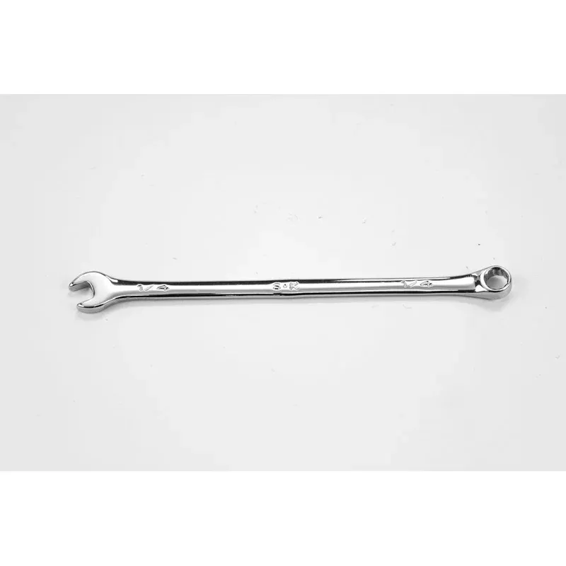 1/4″ 12 Point Fractional Long Combination Chrome Wrench