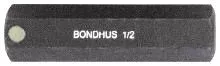 1/4" Hex Bit, 6" w/o Socket, Bondhus 33612