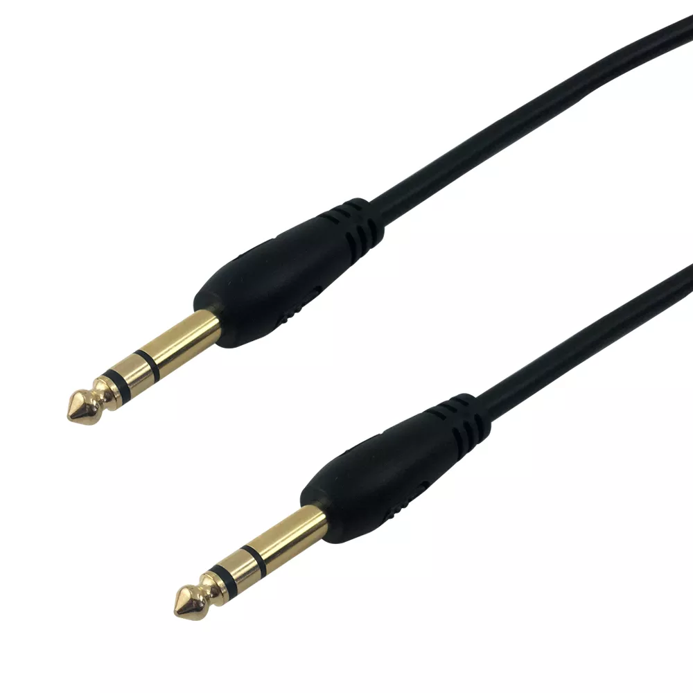 1/4 Inch TRS Male to 1/4 Inch TRS Male Cable - 6 ft