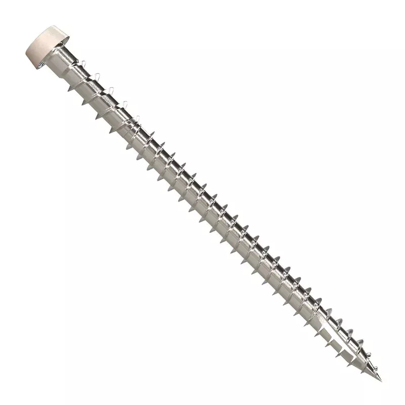 #10 x 2-3/4″ Simpson Strong-Tie DCU Collated T20 Cap Head Composite Deck Screw – 316 Stainless Steel Gray 05 Pkg. 1000