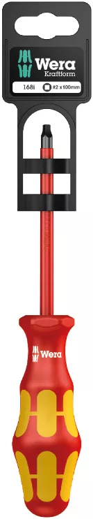 100026 - Insulated Screwdriver VDE Approved Square #3 Drive 150mm Shank