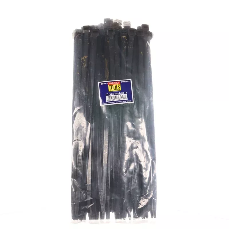 100pc 12in Zip Ties – 38112