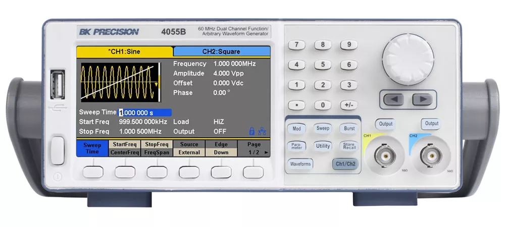 10MHz Dual Channel Function/Arbitrary Waveform Generato