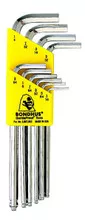 10pc Ball Hex Key Set, 1/16-1/4", Bondhus 16938