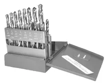 13pc Jobber Length Drill Set, 1/16 to 1/4" by 64ths, Southeast Tool SEJS13M