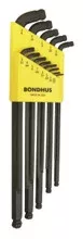 13pc Stubby Double Ball End Hex Key Set, .050-3/8″, Bondhus 67037
