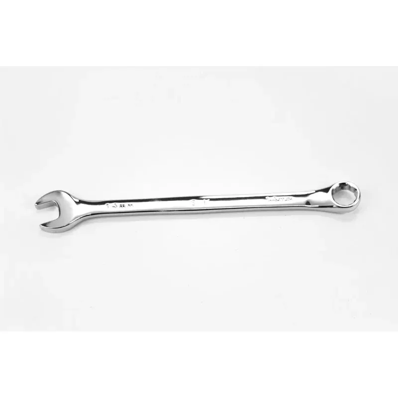 14 mm 6 Point Metric Long Combination Chrome Wrench
