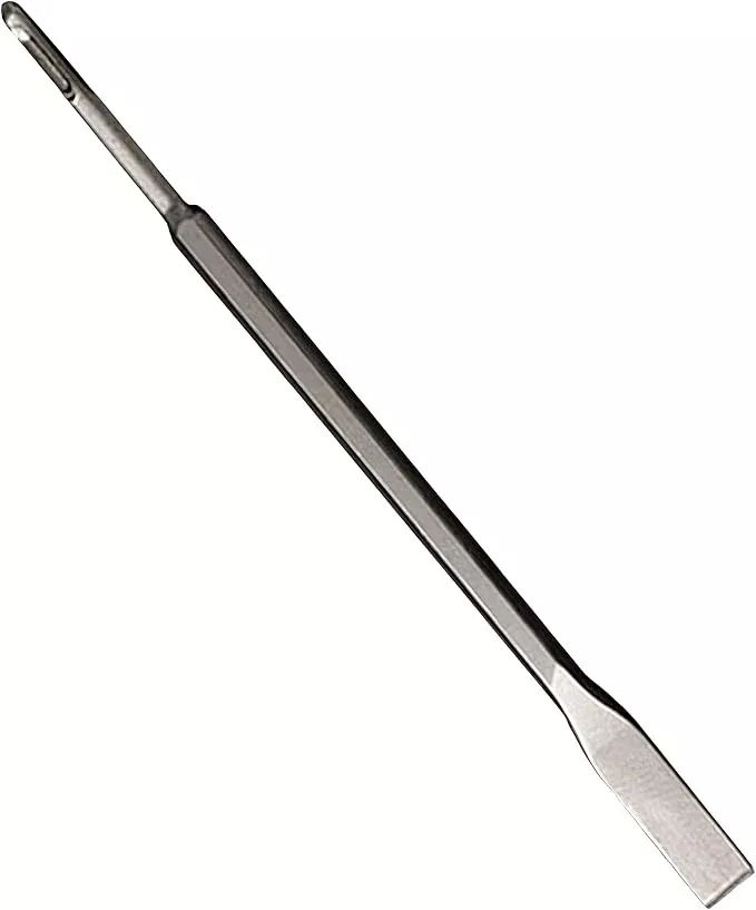 16-Inch SDS Plus Chisel, 3/4 Inch Flat Chisel with Sds Plus Shank Ideal for Concrete Demolition, Tile Removal Chisel Tool for SDS Plus Hammer Drill Attachment
