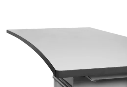 1830mm x 800mm (72.00" x 31.50") Ergonomic Table Top (melamine)