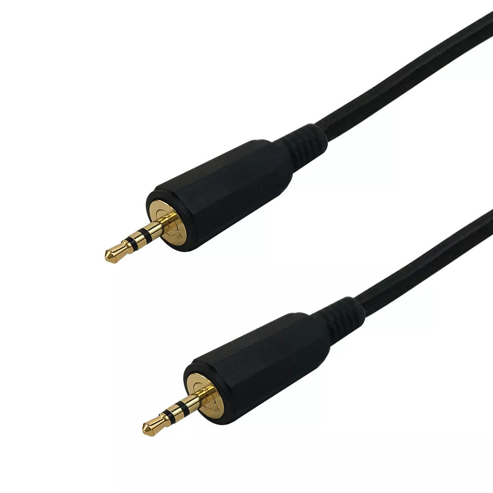 2.5 mm Stereo Cable Male to Male Cable 24 awg FT4 - 1.5FT