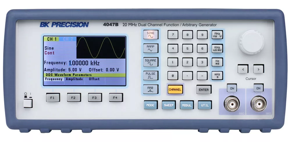 20MHz Dual Channel Function/Arbitrary Waveform Generator