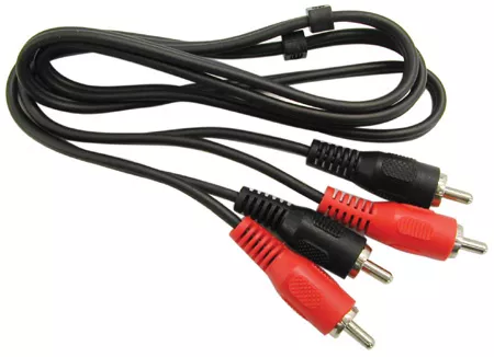 210-220 - 2 x RCA Plugs to 2 x RCA Plugs - Nickel, 20ft