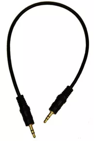 210-341 - 3.5mm Stereo Plug to 3.5mm Plug - Gold, 1ft