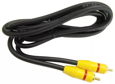 212-4100 - RCA-RCA RG59 Video Cable - Gold, 100ft