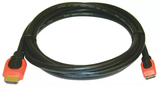 214-3303 - HDMI C (Mini) Plug to HDMI A (Standard) Plug, 3m