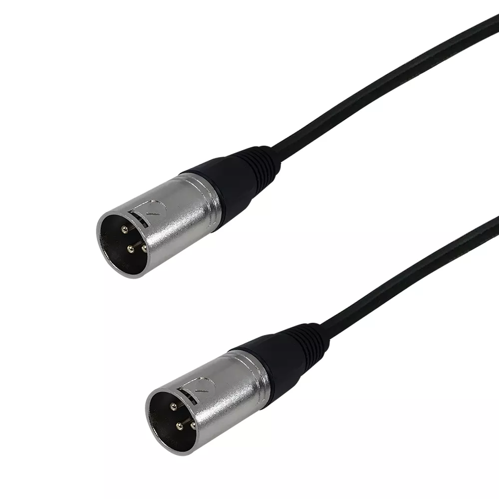 3-Pin XLR DMX Male to Male Cable -6 ft