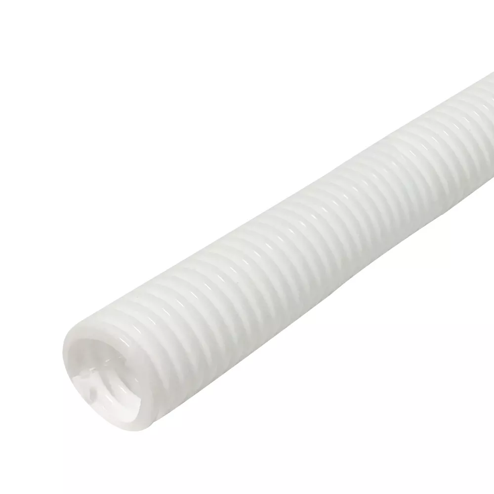 300 ft 1 Inch Corrugated White Split Loom
