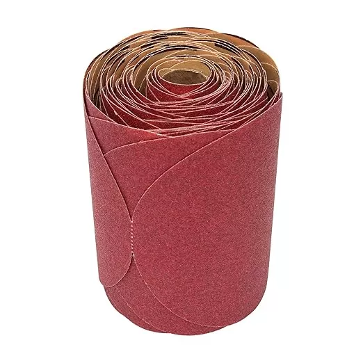 3M Stikit Red Abrasive Sanding Discs, 01108, No Hole, 6 in, 400+ Grade, Pack of 100 Discs, for Auto Sanding, Primer Sanding, E-Coat Sanding