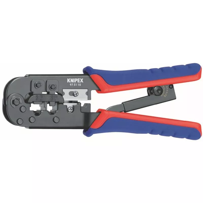 7-1/2" Crimping Pliers for 6 and 8 Pole Western Plug Type