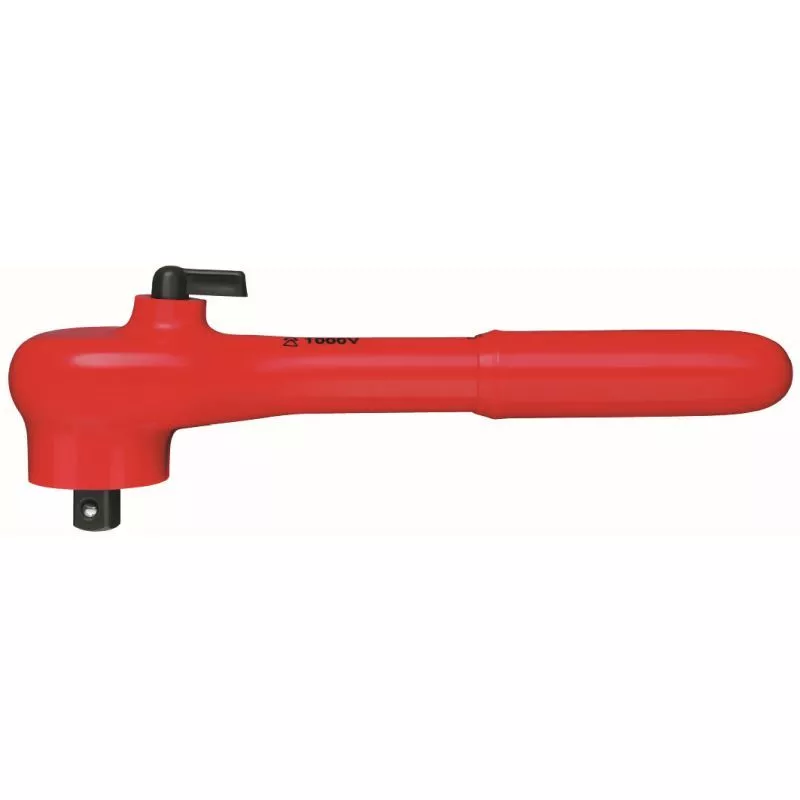 7-1/2'' Reversible Ratchet, 3/8" Drive - 1,000V Insulated