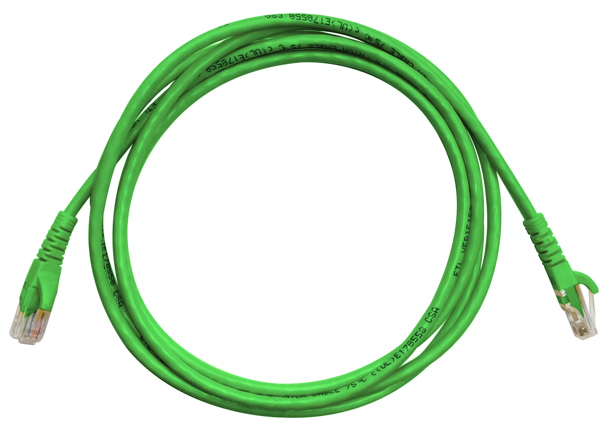 710-0003GN - CAT5e RJ45 Patch Cable - 3ft Green