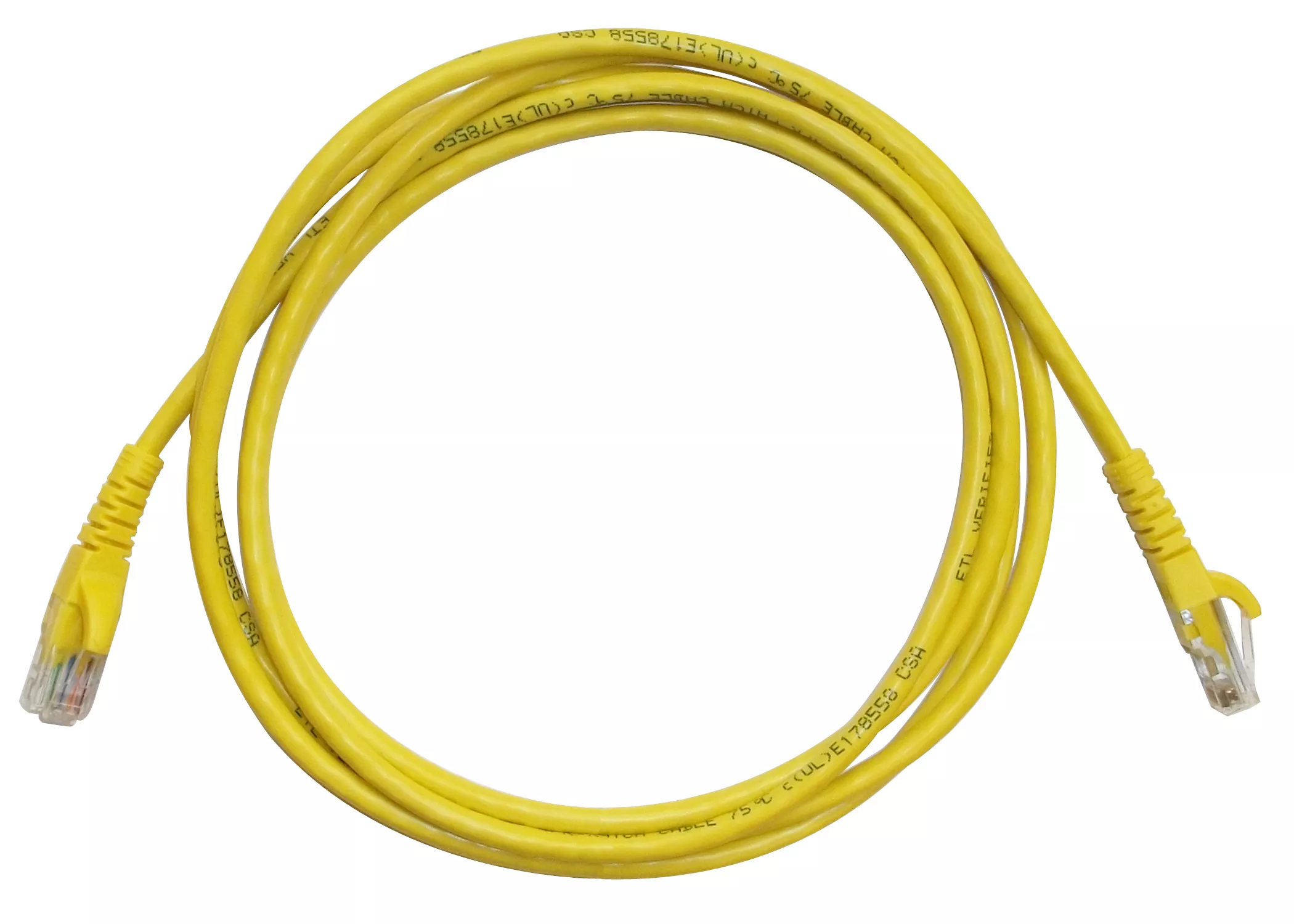 710-0003YL - CAT5e RJ45 Patch Cable - 3ft Yellow