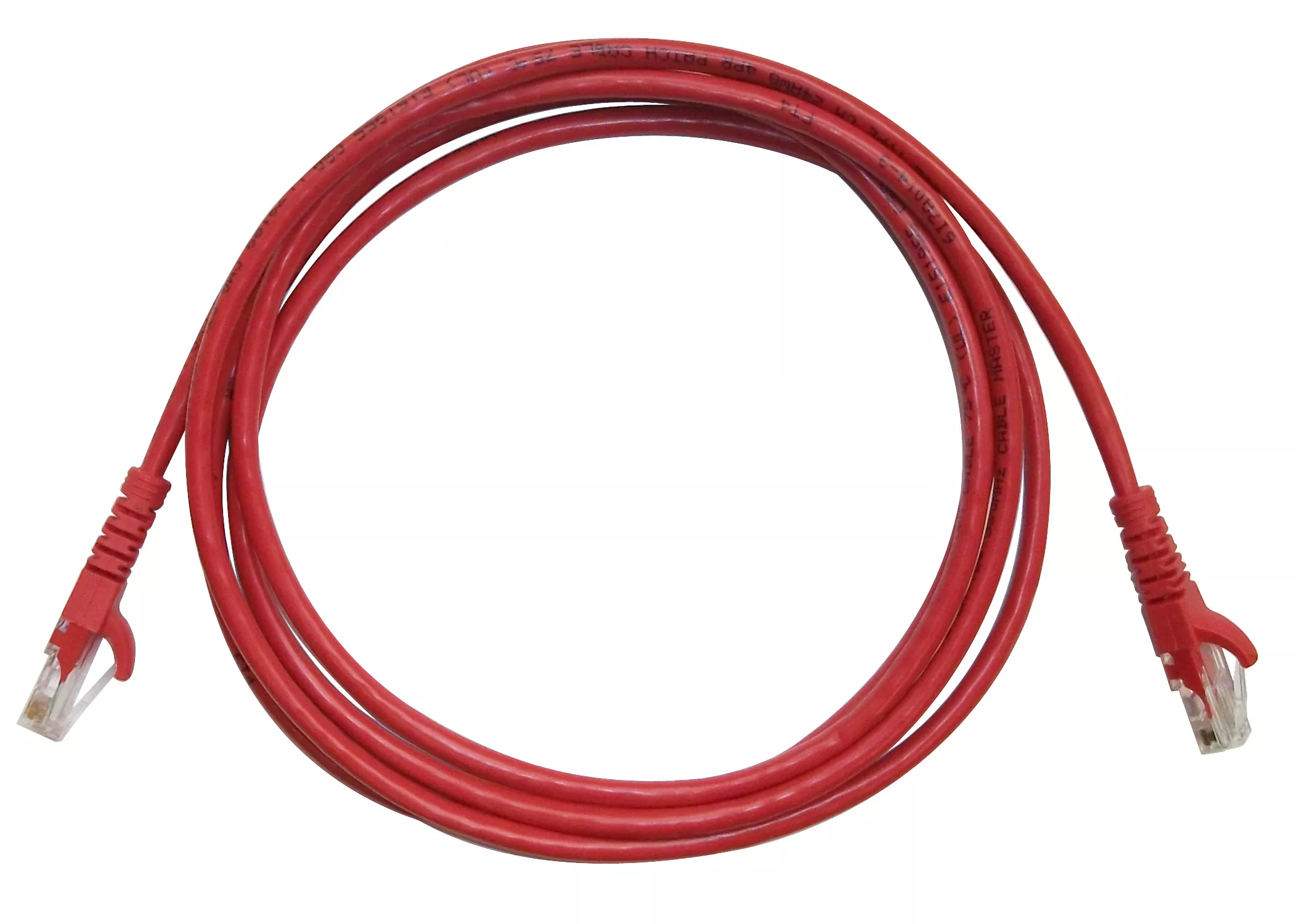 710-0010RD - CAT5e RJ45 Patch Cable - 10ft Red