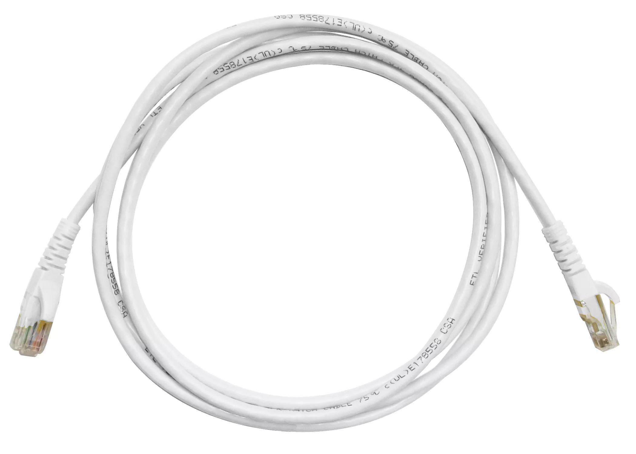 710-0010WH - CAT5e RJ45 Patch Cable - 10ft White