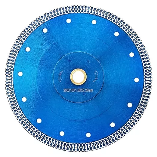 8” Super Thin Diamond Tile Blade Porcelain Saw Blade for Cutting Porcelain Tile Granite Marbles (8")