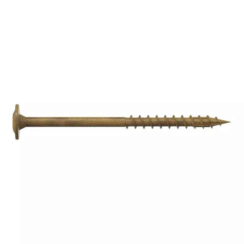 #8 x 2-1/2″ Strong-Tie Wafer Head Construction Screw – Tan Pkg 60