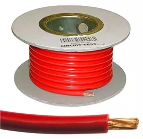 8BLK-XL-20 - Single Conductor 8 AWG Primary Wire, Black, 20ft Roll