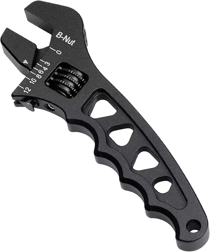 Adjustable 3AN-12AN Adjustable Wrench Spanner Lightweight for AN Hose Fitting Aluminum Blue