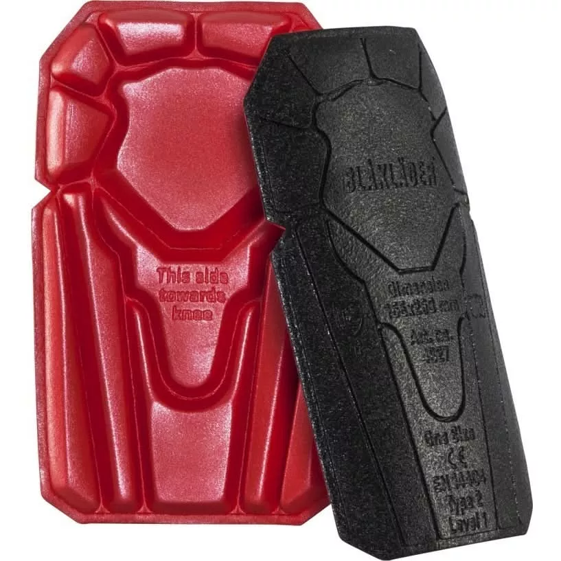 Blaklader 40481203 Reinforced Kneepad, Black / Red