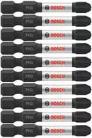 Bosch 10 pc Impact Tough 2" Phillips #3 Power Bits (Bulk) ITPH32B