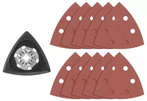 Bosch 11 pc Starlock Oscillating MT Delta Sanding Pad Kit OSL350SPDK