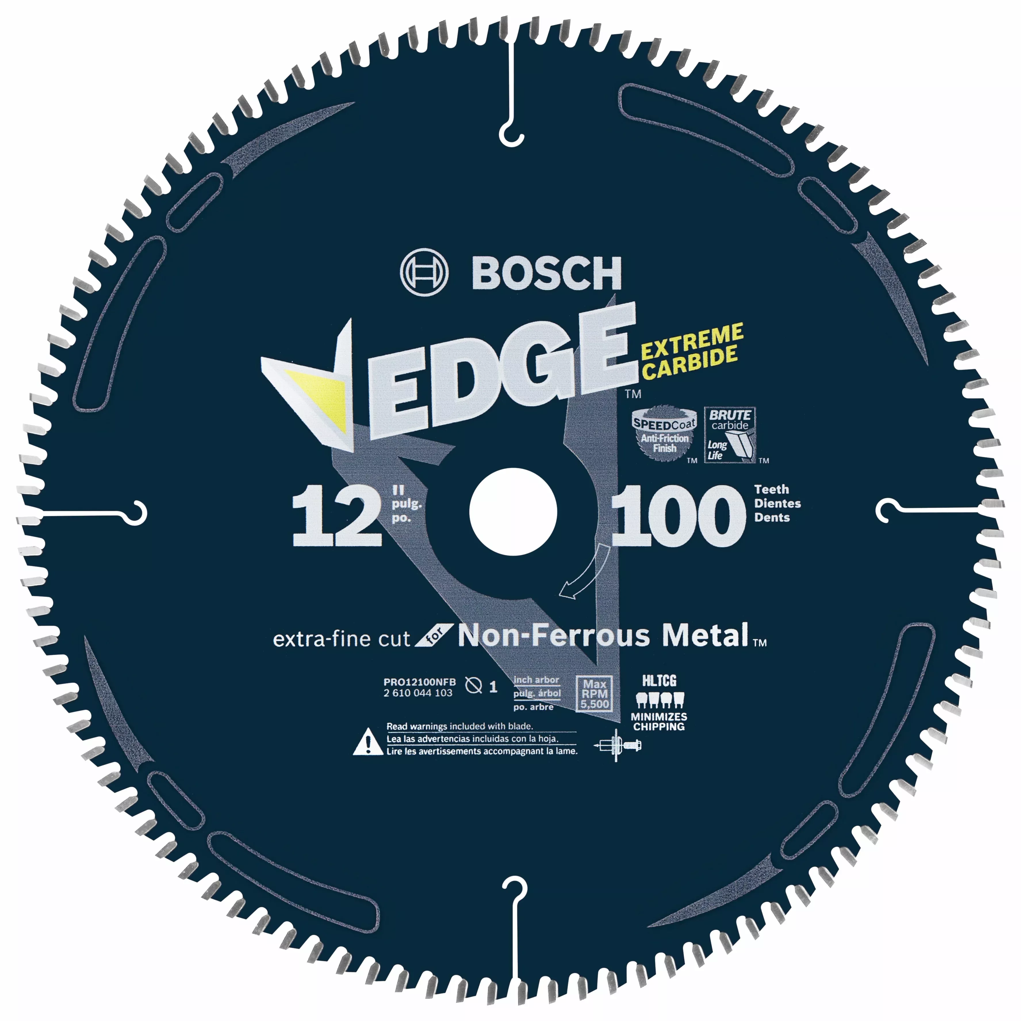 Bosch 12" 100Tooth Non-Ferrous Metal-Cut Circular Saw Blade PRO12100NFB