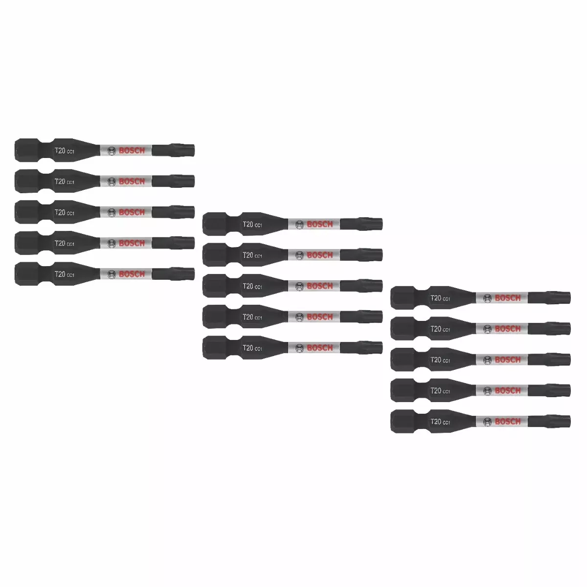 Bosch 15 pc Driven 2" Impact Torx #20 Power Bits ITDT20215