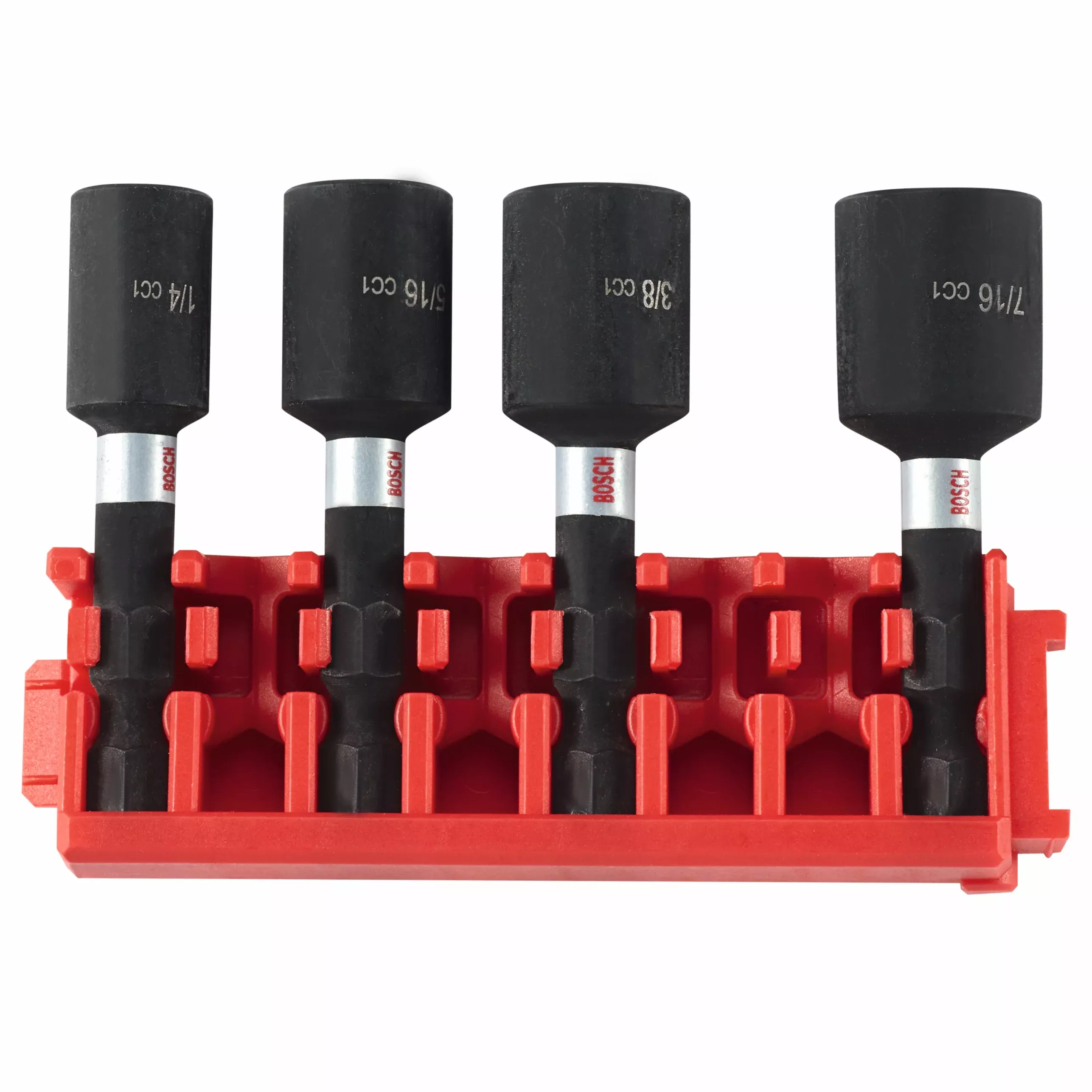 Bosch 4 pc Driven 1-7/8" Impact Nutsetter Set w/ Clip, ITDNSV104C
