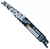 Bosch 5 pc 6" 6/12 TPI Edge Recip. Saw Blades, Wood/Nails RPRAP6